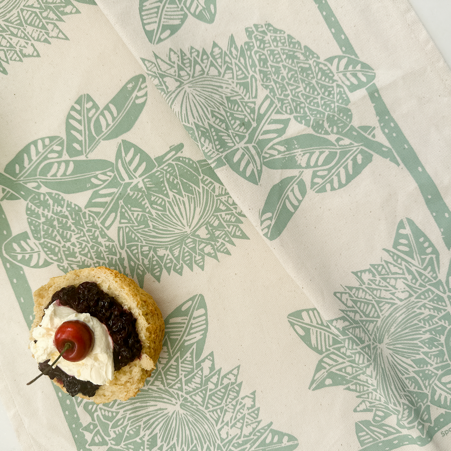 Cotton Tea Towel | Protea Print