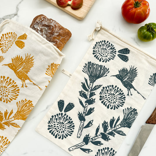 Loaf Bread Bag Cotton | Sunbird Print