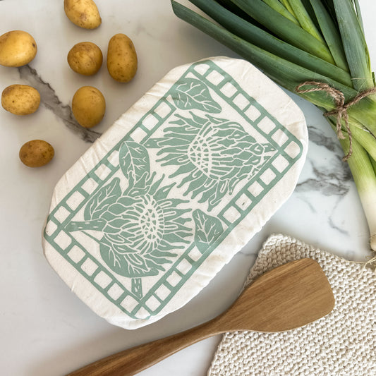 Dish Cover Mini Casserole and Loaf Pan | Protea Print