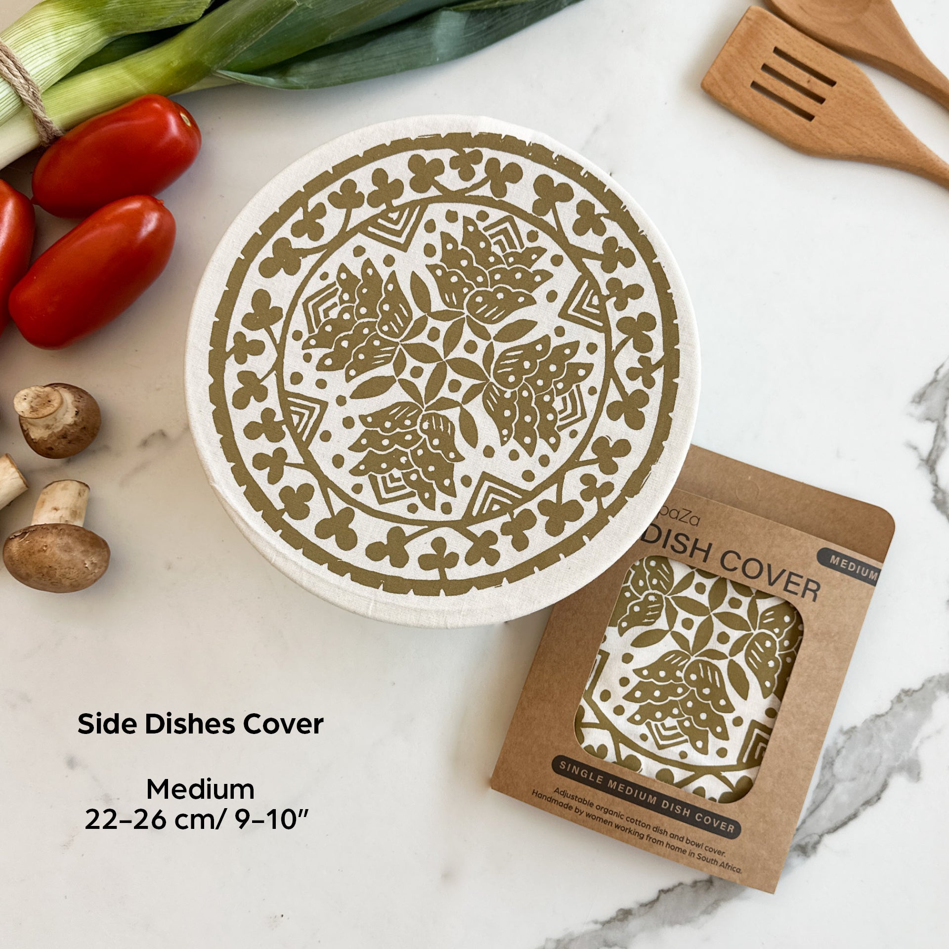Dish and Bowl Cover Medium | Madiba Print