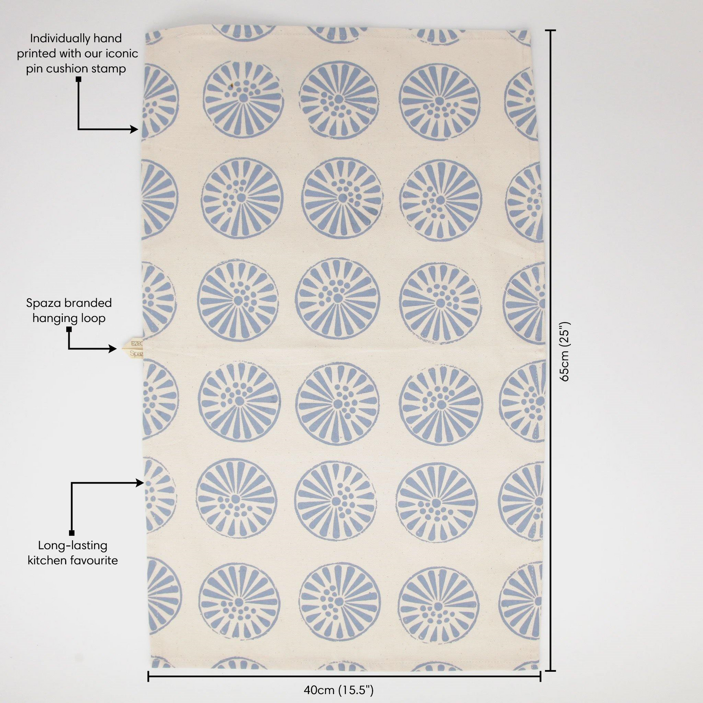 Tea Towel Cotton Absorbant | Pincushion Print