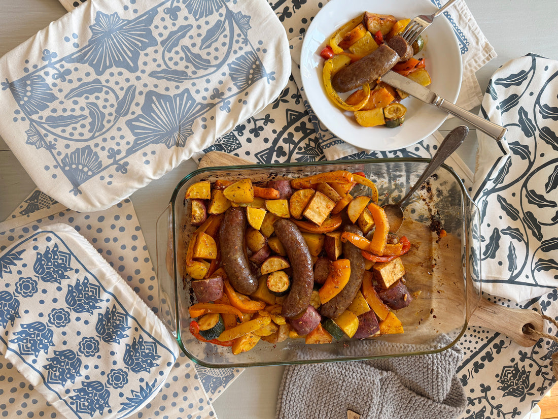 🥄 Easy Sausage and Butternut Bake