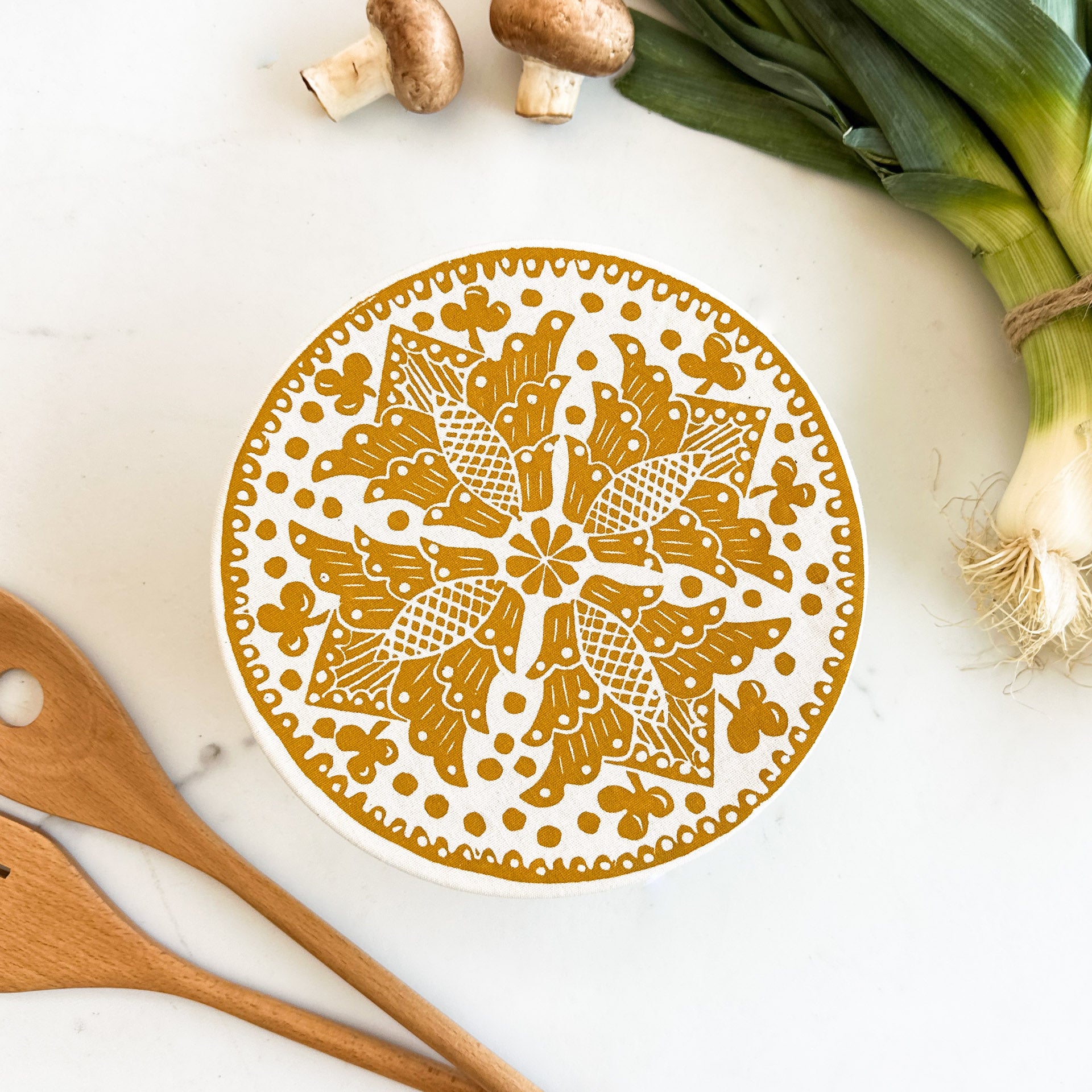 Dish and Bowl Cover Small Madiba Print | handy single portion or leftover