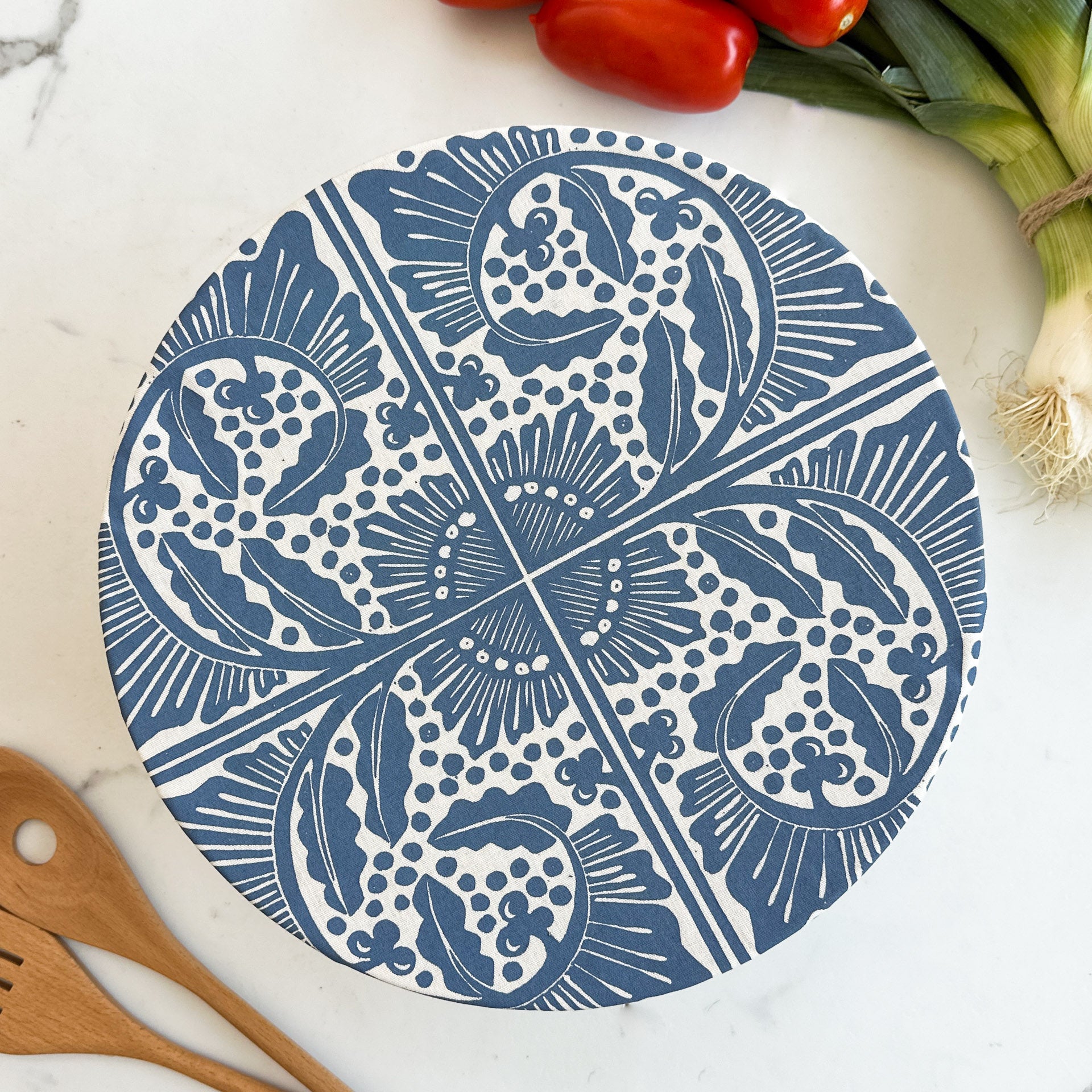 Dish and Bowl Cover Extra Large Madiba Print | great for entertaining