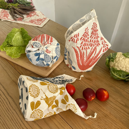 Produce Bag Tie Top | Sunbird Print