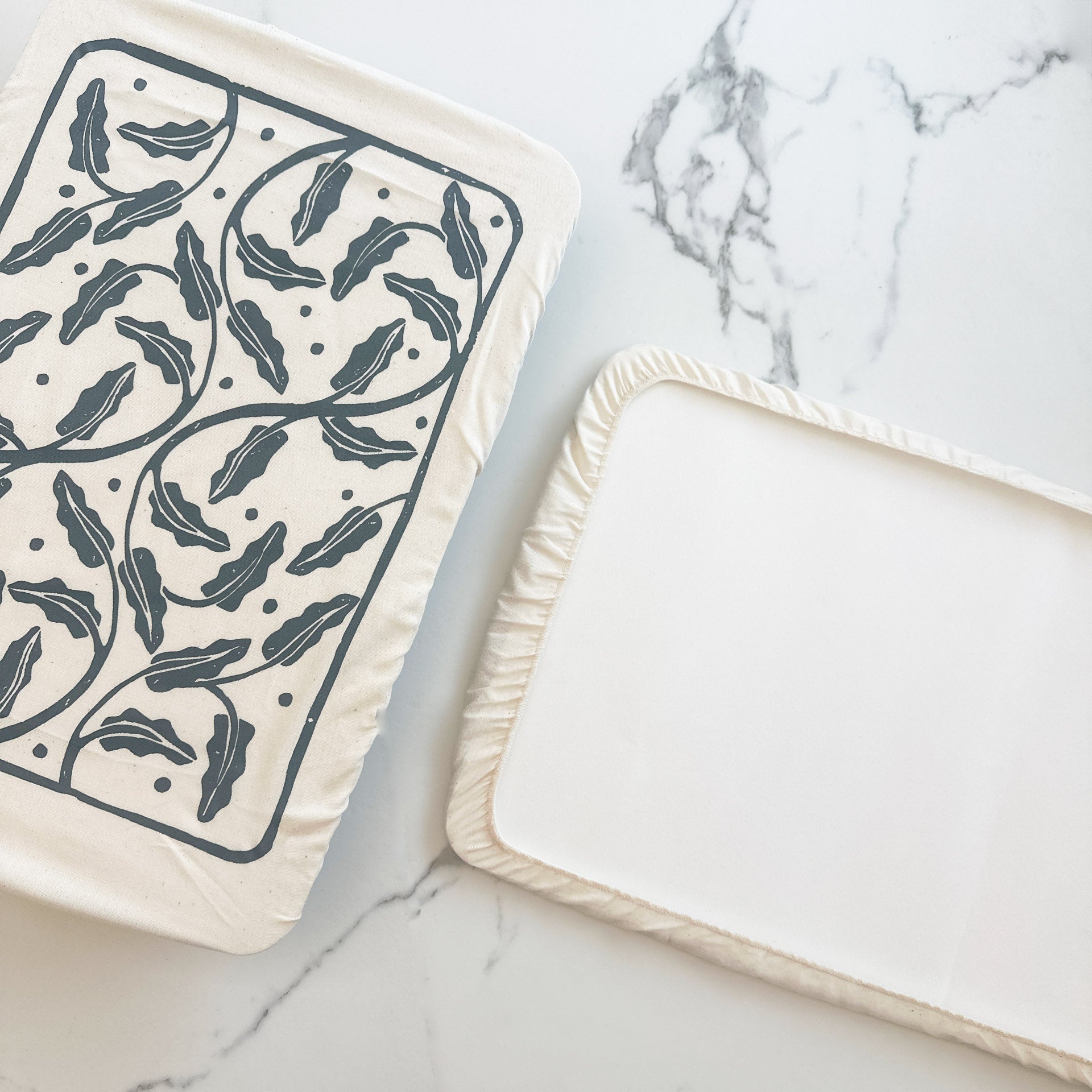 Dish Cover Rectangle Set of 3 | Protea Print