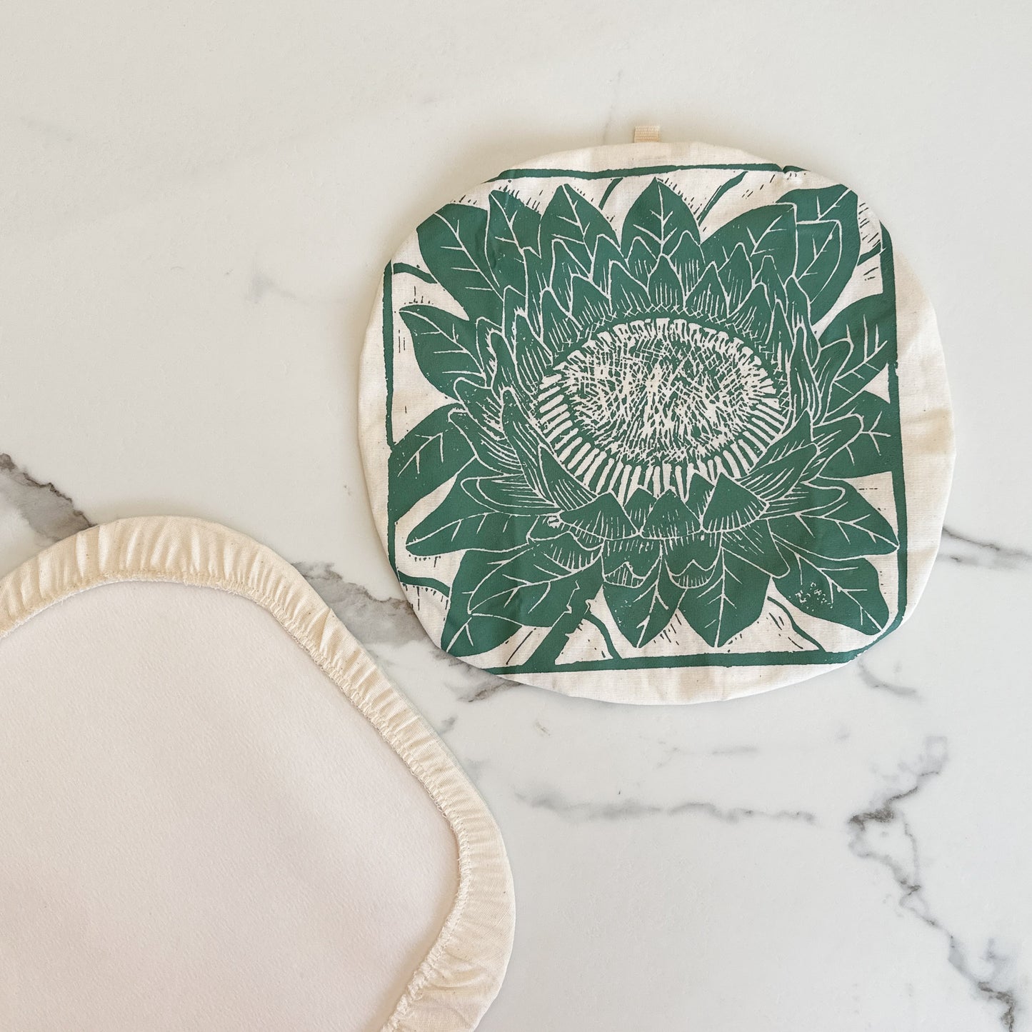 Dish Cover Square | Protea Print
