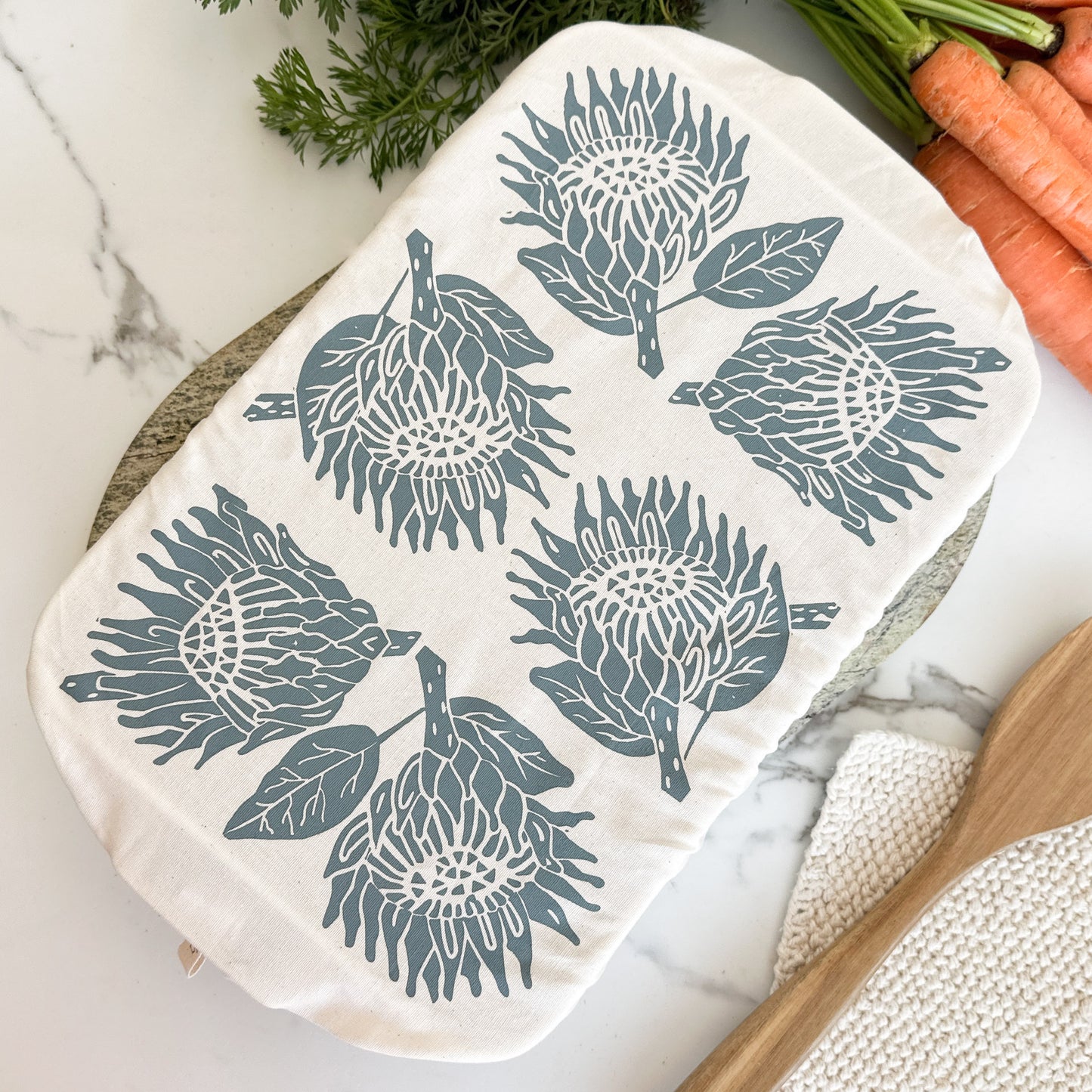 Dish Cover Rectangle 9 x 13 in | Protea Print
