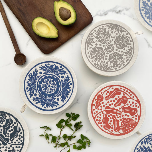 Bowl Covers Set of 3 Extra Small | Madiba Print